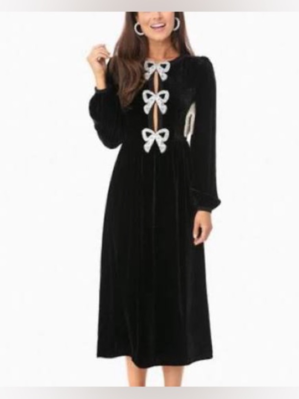 SALONI Camille Bows Dress size 8 NWT - Picture 4 of 8